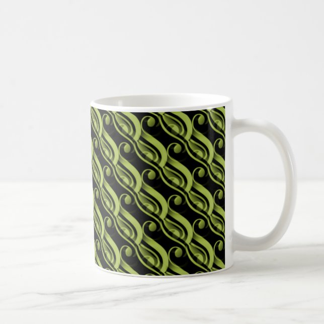 Taza De Café Mug de encanto inefable, verde oliva (Derecha)