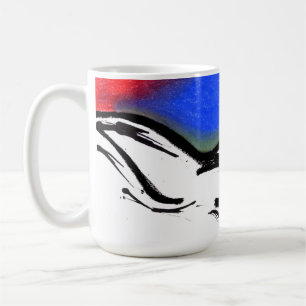 Taza De Café Mug. de esbozo de cuerpo