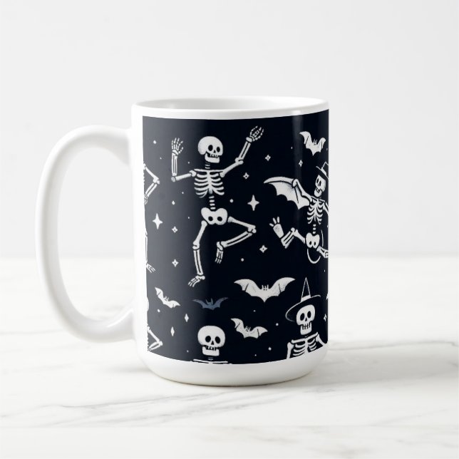 Taza De Café Mug de esqueletos danzantes (Izquierda)