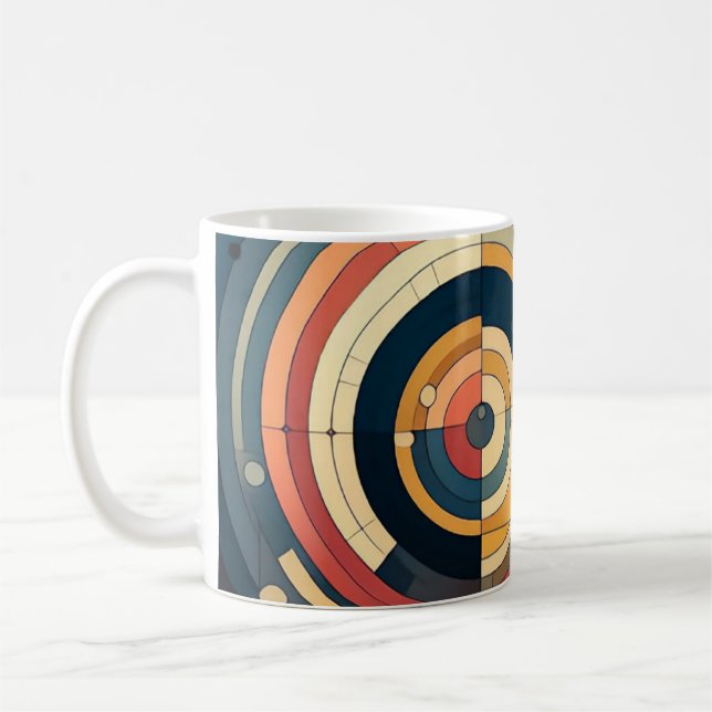 Taza De Café Mug de estilo de dualidad Bauhaus (Izquierda)