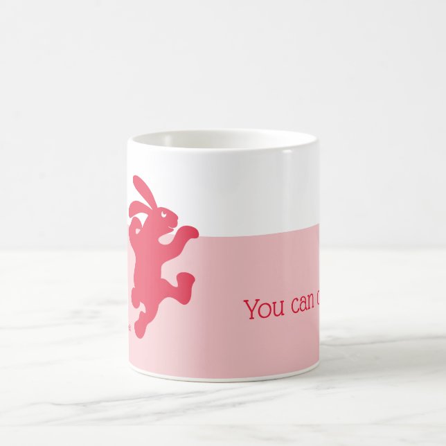 Taza De Café Mug de estímulo de conejo rojo (Centro)