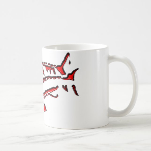 Taza De Café Mug de esturión - TSS rojo (Derecha)