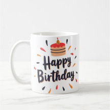 Mug De "Feliz Cumpleaños" Para Adultos