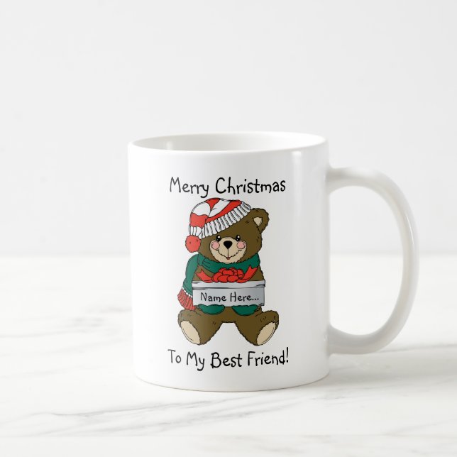 Taza De Café Mug de "Feliz Navidad" (Derecha)