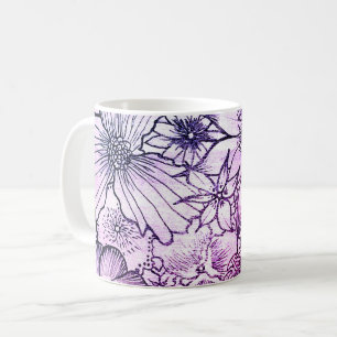 Taza De Café Mug. de flor de lavanda