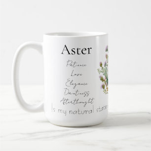 Taza De Café Mug de flor de nacimiento septiembre Mug