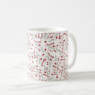 Taza De Café Mug de flores