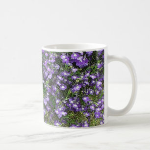 Taza De Café Mug de flores de primavera morada