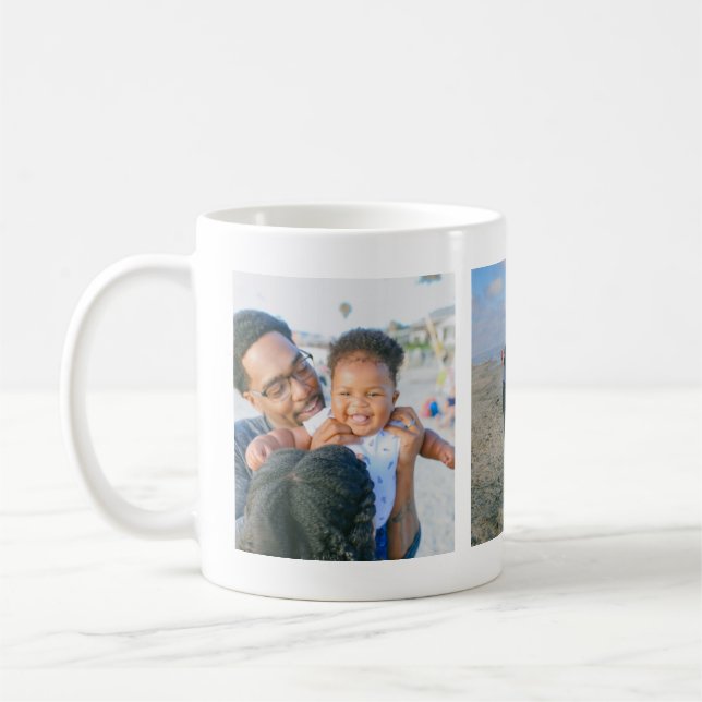 Taza De Café MUG DE FOTOGRAFÍA PRESUPUESTARIA - Mascotas Abuelo (Izquierda)