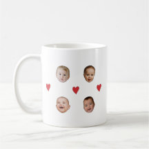 Mug de fotos de bebé lindo personalizado personali