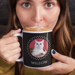 Taza De Café Mug de fotos de gato - Keepsake Mascota personaliz