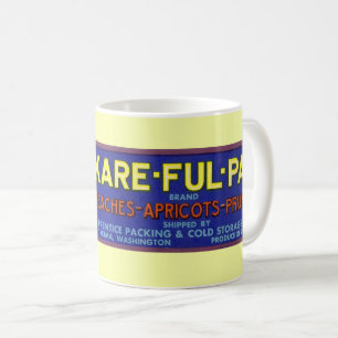Taza De Café Mug de fruta de Washington