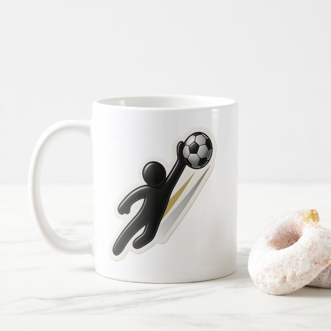 Taza De Café Mug de fútbol (Con donut)