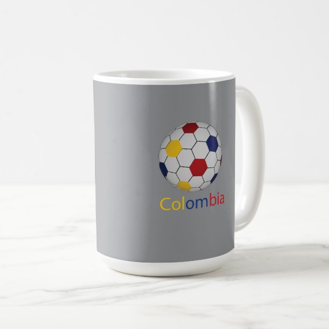 Taza De Café Mug de fútbol de Colombia (Anverso derecho)