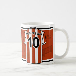 Taza De Café Mug de fútbol de fútbol personalizado - ver descri