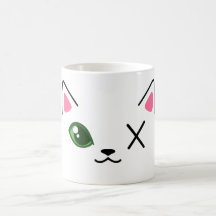 Mug de gato agudo de un ojo