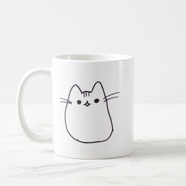 Taza De Café Mug de gato de café lindo (Izquierda)