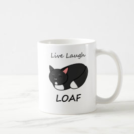 Taza De Café Mug de gato de Live Lauder Loaf Tuxedo