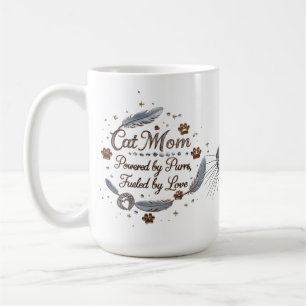 Taza De Café Mug de gato de lujo para mamá - impulsado por puro