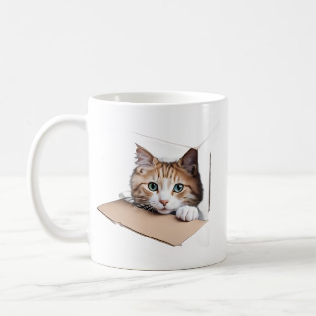 Taza De Café Mug de gato del día de la madre (Izquierda)