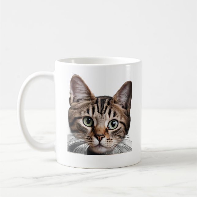 Taza De Café Mug de gato lindo (Izquierda)