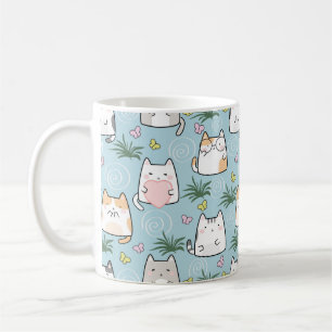 Taza De Café Mug de gato lindo - gatos Personalizados adorables
