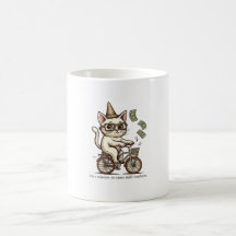 Mug de gato malicioso - Gato gracioso estilo vinta