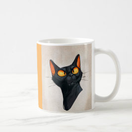 Taza De Café Mug de gato negro - regalo lindo para los amantes