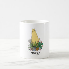 Taza De Café Mug de gato personalizado