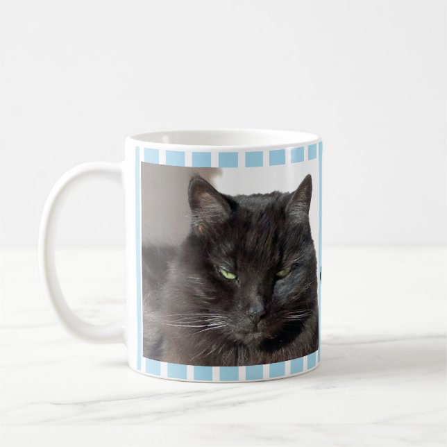 Taza De Café Mug de gato personalizado (Izquierda)