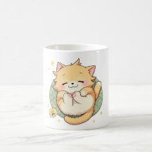 Mug de gato somnoliento