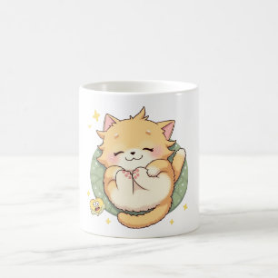 Taza De Café Mug de gato somnoliento