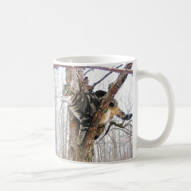 Taza De Café Mug de gato tabby (Derecha)