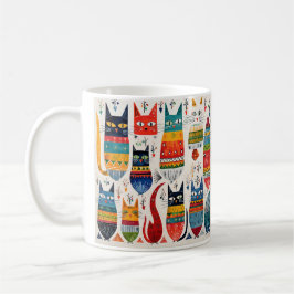 Taza De Café Mug de gatos coloridos