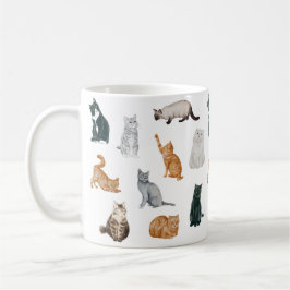 Taza De Café Mug de gatos juguetones
