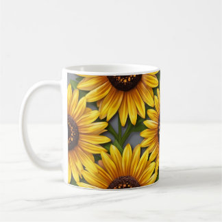 Taza De Café Mug de girasol