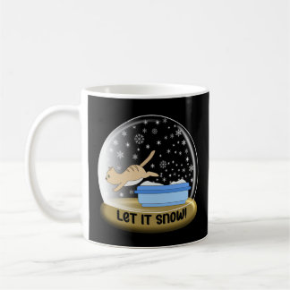 Taza De Café Mug de glóbulos de nieve de litro Kitty