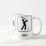 Taza De Café Mug de golf Eleep Sleep<br><div class="desc">Mug de golf Eleep Sleep</div>