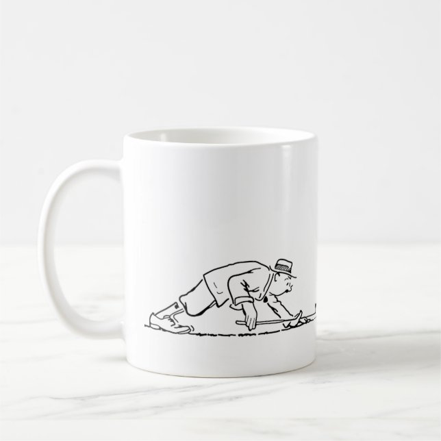 Taza De Café Mug de golf humorístico (Izquierda)