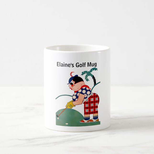Taza De Café Mug de golf personalizado (Centro)