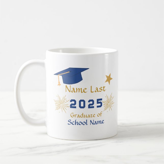 Taza De Café Mug de graduación (Izquierda)