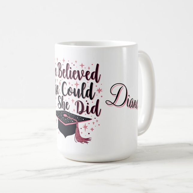 Taza De Café Mug de graduación inspiradora (Anverso derecho)