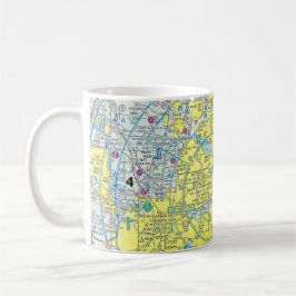 Taza De Café Mug. de gráfico de sección de aviación