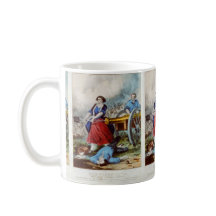 Mug de guerra revolucionaria 'Molly Pitcher'