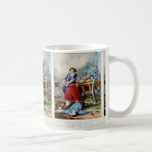 Taza De Café Mug de guerra revolucionaria 'Molly Pitcher'