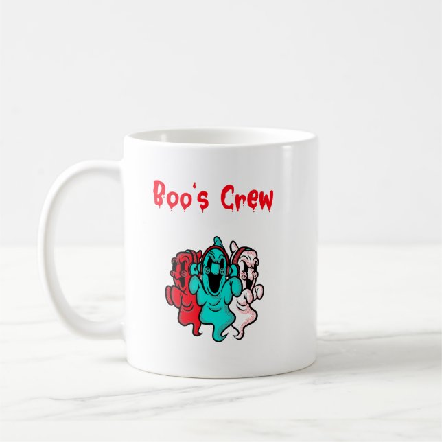 Taza De Café Mug de Halloween 2024 del equipo de Boo (Izquierda)
