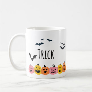 Taza De Café Mug de Halloween de ‘truco o truco’ - 11oz
