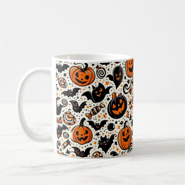 Taza De Café Mug de Halloween espeluznante (Izquierda)