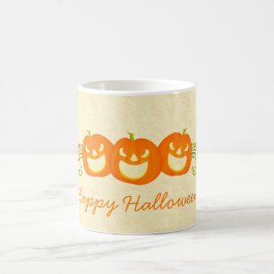 Taza De Café Mug de Halloween feliz nadando calabaza