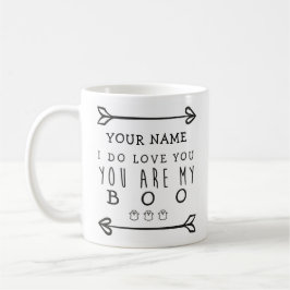 Taza De Café Mug de Halloween personalizado - Boo